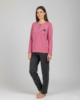 Γυναικεία Πυτζάμα Βαμβακερή