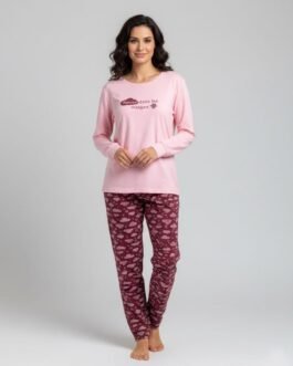 Γυναικεία Πυτζάμα Βαμβακερή